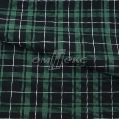 Ткань костюмная Клетка 25577, т.зеленый/зеленый./ч/бел, 230 г/м2, шир.150 см - купить в Самаре. Цена 539.74 руб.
