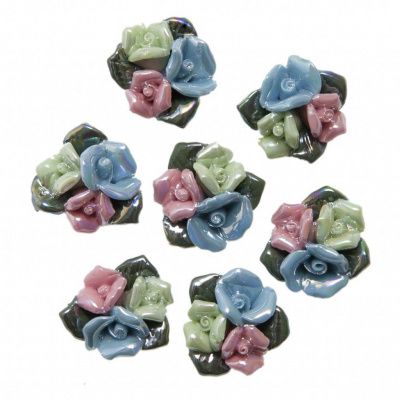 Декоративные элементы для творчества "Цветы фарфоровые"    - купить в Самаре. Цена: 6.83 руб.