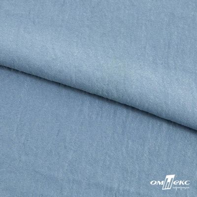 Ткань плательная Муар, 100% полиэстер,165 (+/-5) гр/м2, шир. 150 см, цв. Серо-голубой - купить в Самаре. Цена 215.65 руб.