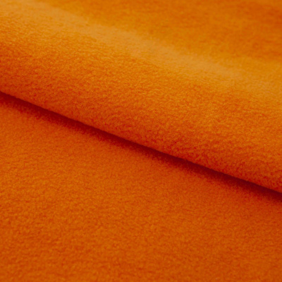 Флис DTY 16-1358, 250 г/м2, шир. 150 см, цвет оранжевый - купить в Самаре. Цена 640.46 руб.