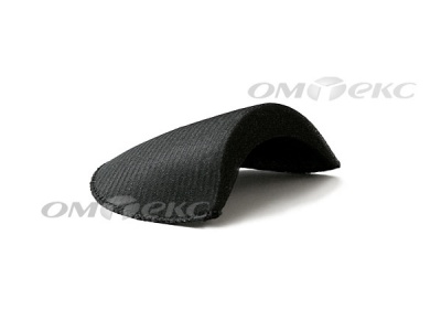 Плечевые накладки OВТ-10, обшитые, цвет чёрный - купить в Самаре. Цена: 17.64 руб.