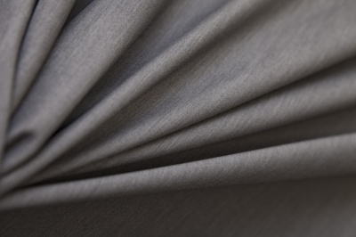 Костюмная ткань с вискозой "Флоренция", 195 гр/м2, шир.150см, цвет св.серый - купить в Самаре. Цена 491.97 руб.