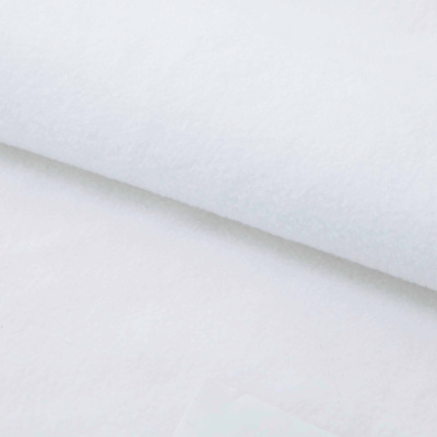 Флис DTY 240 г/м2, White/белый, 150 см (2,77м/кг) - купить в Самаре. Цена 640.46 руб.