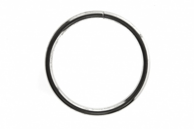 Кольцо металлическое №40 мм, цв.-никель - купить в Самаре. Цена: 4.45 руб.