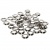 Люверсы, металлические/10мм/никель (упак.1000 шт) - купить в Самаре. Цена: 637 руб.