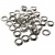 Люверсы, металлические/20мм/никель (упак.1000 шт) - купить в Самаре. Цена: 1 587.60 руб.