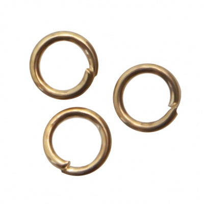 Кольцо  соединительное для бижутерии 4 мм, цв.-золото - купить в Самаре. Цена: 0.41 руб.