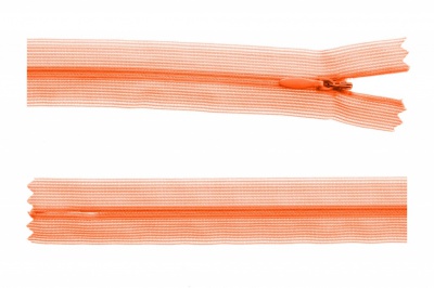 Молния потайная Т3 849, 20 см, капрон, цвет оранжевый - купить в Самаре. Цена: 5.12 руб.
