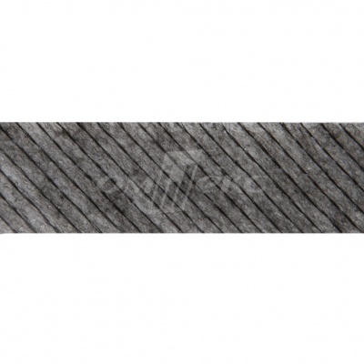 KQ217N -прок.лента нитепрошивная по косой 15мм графит 100м - купить в Самаре. Цена: 2.24 руб.