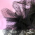 Евро-фатин горох, 100% полиэфир, 15 г/м2, 150 см. 16-167/черный - купить в Самаре. Цена 241.13 руб.