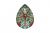 "Кабошоны" - заготовка для рукоделия акриловая фигурная 13 х 18мм - купить в Самаре. Цена: 7.32 руб.