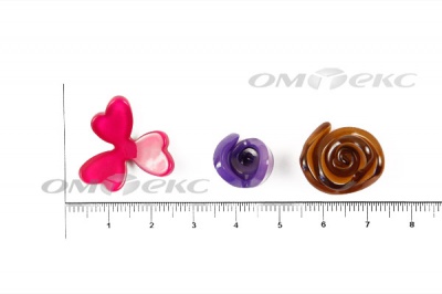 Украшение "Розы малые №1" 20мм - купить в Самаре. Цена: 32.49 руб.