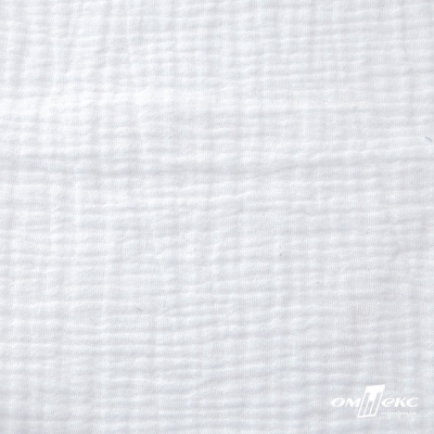 Ткань Муслин, 100% хлопок, 125 гр/м2, шир. 140 см #201 цв.(2)-белый - купить в Самаре. Цена 464.97 руб.
