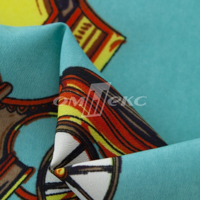 Плательная ткань "Фламенко" 16.2, 80 гр/м2, шир.150 см, принт этнический - купить в Самаре. Цена 241.49 руб.
