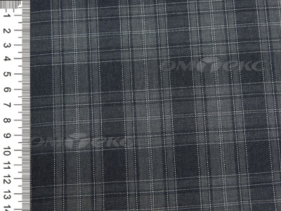 Ткань костюмная клетка 25235 2003, 185 гр/м2, шир.150см, цвет серый/сер - купить в Самаре. Цена 