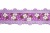 Тесьма декоративная 0385-6169, шир. 25 мм/уп. 22,8+/-1 м, цвет 01-фиолетовый - купить в Самаре. Цена: 387.43 руб.