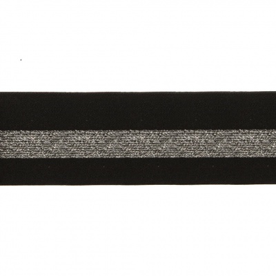 #2/6-Лента эластичная вязаная с рисунком шир.52 мм (45,7+/-0,5 м/бобина) - купить в Самаре. Цена: 69.33 руб.