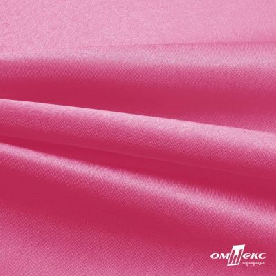 Поли креп-сатин 15-2215, 125 (+/-5) гр/м2, шир.150см, цвет розовый - купить в Самаре. Цена 155.57 руб.
