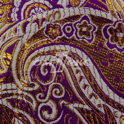 Ткань костюмная жаккард №9, 140 гр/м2, шир.150см, цвет фиолет - купить в Самаре. Цена 383.29 руб.