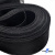 Регилиновая лента мягкая, пластик, шир.40мм, (уп.22+/-0,5м), цв.- черный - купить в Самаре. Цена: 294 руб.