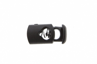 8021 Фиксатор пластиковый "Цилиндр", 20х10 мм, цвет чёрный - купить в Самаре. Цена: 1.29 руб.