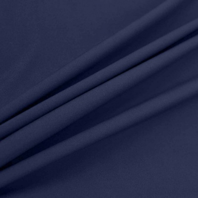 Костюмная ткань с вискозой "Салерно", 210 гр/м2, шир.150см, цвет т.синий/Navy - купить в Самаре. Цена 446.37 руб.