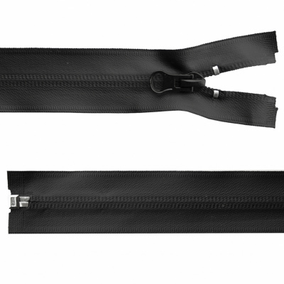 Молния водонепроницаемая PVC Т-7, 100 см, разъемная, цвет чёрный - купить в Самаре. Цена: 61.89 руб.