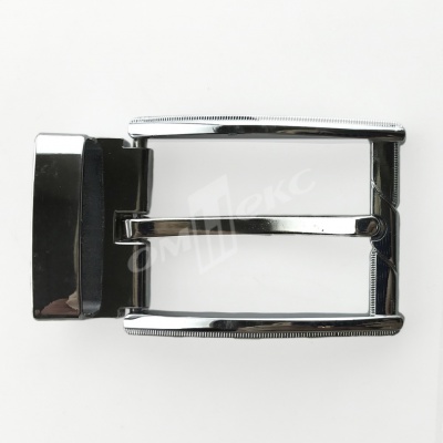 Пряжка металлическая для мужского ремня 845005А#2 (шир.ремня 40 мм), цв.-никель - купить в Самаре. Цена: 110.29 руб.
