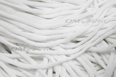 Шнур Т-02 (4с2) мелкое плетение 4мм 100 м белый - купить в Самаре. Цена: 2.50 руб.