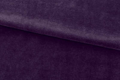 Бархат стрейч, 240 гр/м2, шир.160см, (2,4 м/кг), цвет 27/фиолет - купить в Самаре. Цена 886.02 руб.