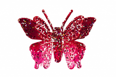 Бабочка декоративная пластиковая #10 - купить в Самаре. Цена: 7.09 руб.