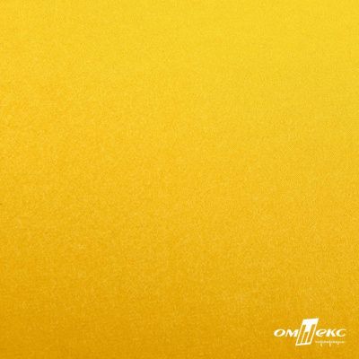 Поли креп-сатин 13-0859, 125 (+/-5) гр/м2, шир.150см, цвет жёлтый - купить в Самаре. Цена 155.57 руб.