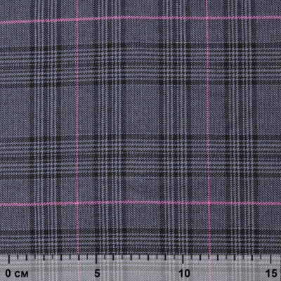 Ткань костюмная "Клер" 80% P, 16% R, 4% S, 200 г/м2, шир.150 см,#7 цв-серый/розовый - купить в Самаре. Цена 412.02 руб.
