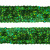 Тесьма с пайетками D4, шир. 20 мм/уп. 25+/-1 м, цвет зелёный - купить в Самаре. Цена: 778.19 руб.