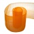 Лента капроновая "Гофре", шир. 110 мм/уп. 50 м, цвет оранжевый - купить в Самаре. Цена: 26.93 руб.