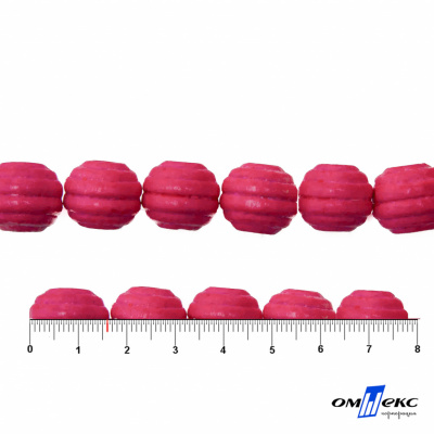 0309-Бусины деревянные "ОмТекс", 16 мм, упак.50+/-3шт, цв.023-розовый - купить в Самаре. Цена: 62.22 руб.
