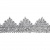 Тесьма металлизированная 0384-0240, шир. 40 мм/уп. 25+/-1 м, цвет серебро - купить в Самаре. Цена: 490.74 руб.