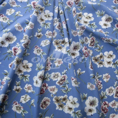 Плательная ткань "Фламенко" 12.1, 80 гр/м2, шир.150 см, принт растительный - купить в Самаре. Цена 241.49 руб.