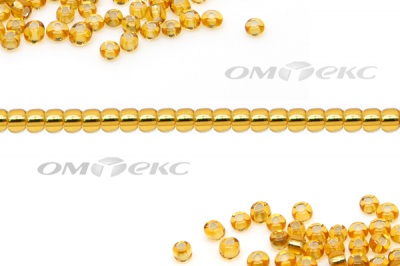 Бисер (SL) 11/0 ( упак.100 гр) цв.22 - золото - купить в Самаре. Цена: 53.34 руб.