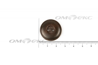 Пуговица деревянная круглая №54 (25мм) - купить в Самаре. Цена: 4.12 руб.