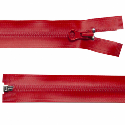 Молния водонепроницаемая PVC Т-7, 60 см, разъемная, цвет (820) красный - купить в Самаре. Цена: 49.39 руб.
