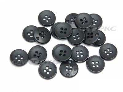 51960/23 мм (4 пр) черные пуговицы - купить в Самаре. Цена: 1.43 руб.