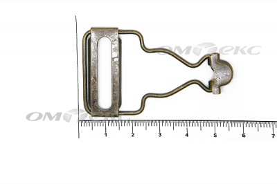 Застежки для комбинезонов металлическая 32 мм Никель (20ШТ)  - купить в Самаре. Цена: 3.18 руб.