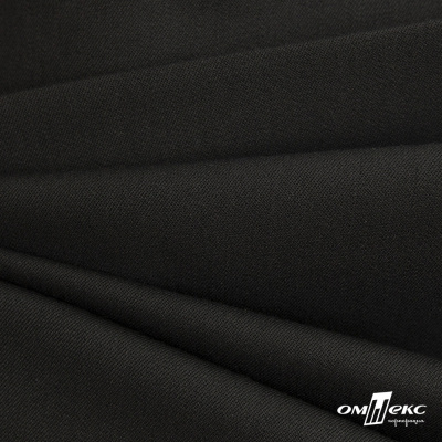 Костюмная ткань с вискозой "Диана", 260 гр/м2, шир.150см, цвет чёрный - купить в Самаре. Цена 438.50 руб.
