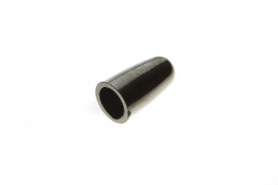 8100-Наконечник пластиковый под металл 15 мм-тем.никель - купить в Самаре. Цена: 2.45 руб.