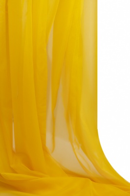 Портьерный капрон 13-0858, 47 гр/м2, шир.300см, цвет 21/жёлтый - купить в Самаре. Цена 137.27 руб.