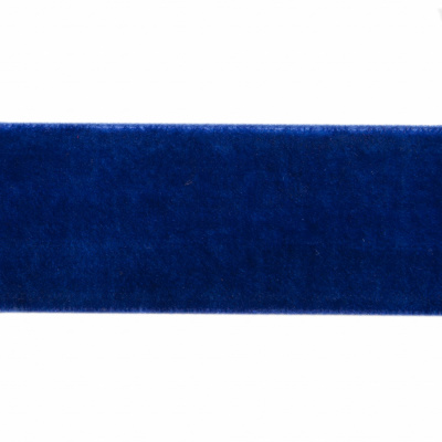 Лента бархатная нейлон, шир.25 мм, (упак. 45,7м), цв.74-василек - купить в Самаре. Цена: 981.09 руб.