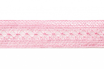 Тесьма кружевная 0621-1669, шир. 20 мм/уп. 20+/-1 м, цвет 096-розовый - купить в Самаре. Цена: 673.91 руб.