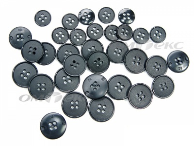 51926/15 мм (4 пр) черные пуговицы (брючные) - купить в Самаре. Цена: 1.50 руб.