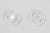 Кнопки пришивные пластиковые 13 мм, блистер 24шт, цв.-прозрачные - купить в Самаре. Цена: 62.27 руб.